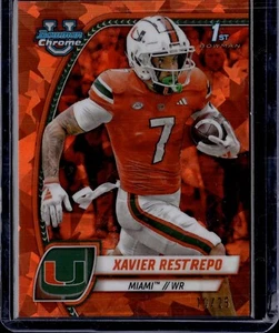 2024 Bowman U Sapphire Xavier Restrepo 1st Bowman Orange Refractor 10/25 - Bild 1 von 2