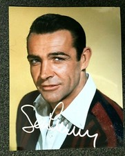 SEAN CONNERY signed autographed 8x10 photo COA James Bond 007 actor 