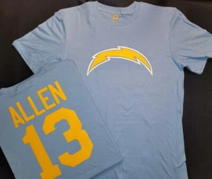 11015 Camiseta deportiva de fútbol americano Keenan Allen 11015 para hombre azul polvo - Imagen 1 de 1