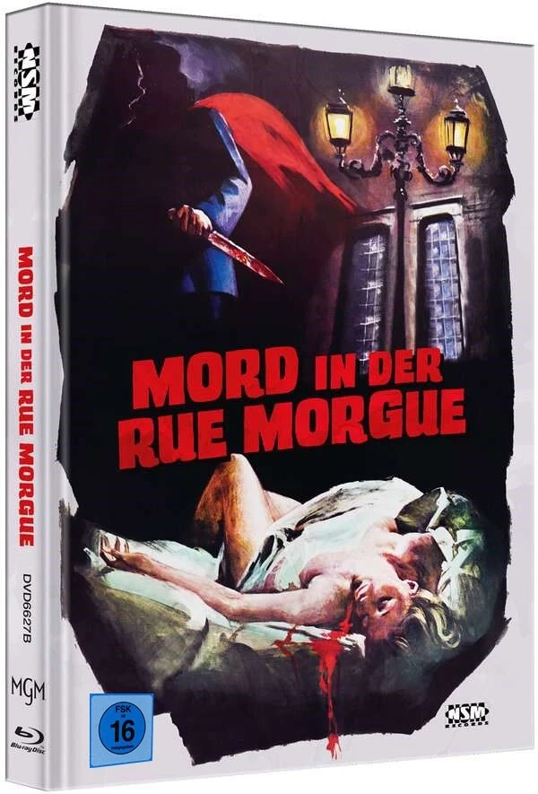 Mediabook MORD IN DER RUE MORGUE Cover B LIMITED BLU-RAY DVD Gordon Hessler 1971 - Bild 1 von 1