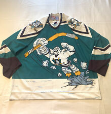 Vintage Wild Wing Anaheim Mighty Ducks Xl Ccm Jersey 1995 Authentic Canada
