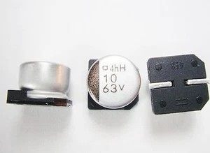 10x SMD Furniture 10uF 63V #0E2 - Picture 1 of 6