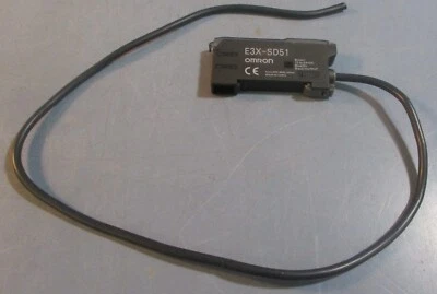 Omron E3X-SD51 Optical Fiber Amplifier 12-24VDC E3X-SD Series Approx 20" Cable L - Image 1 of 4