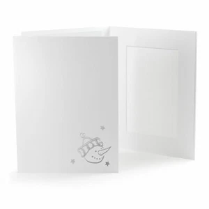 Snowman Holiday 4x6 Vert Photo Folders 25 Pack (Same Shipping Any Qty) - Picture 1 of 2
