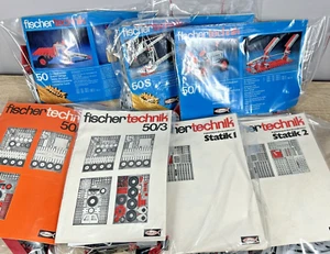 Fischertechnik 7 Sets | 50, 50S, 50/1, 50/2, 50/3, Statik 1+2 | mit Anleitung - Bild 1 von 23