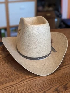 Vintage Souvenir Bar-B-Q Ranch Resistol Self-Conforming Cowboy Hat - Picture 1 of 8