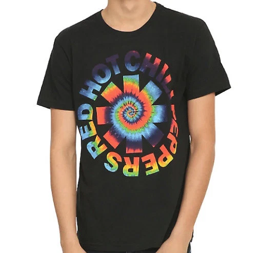 Red Hot Chili Peppers TIE DYE ASTERISK LOGO RHCP ROCK T-Shirt NEW 100% Authentic - Image 1 of 1