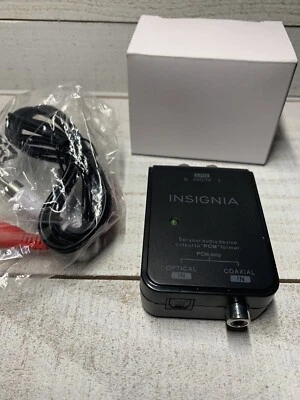 Convertidor óptico/coaxial digital a analógico Insignia NS-HZ313 - Leer Foto 1 de 2