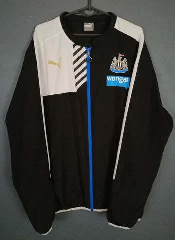 MEN'S PUMA FC NEWCASTLE UNITED 2015/2016 TRACK JACKET SOCCER FOOTBALL SIZE XL Cover