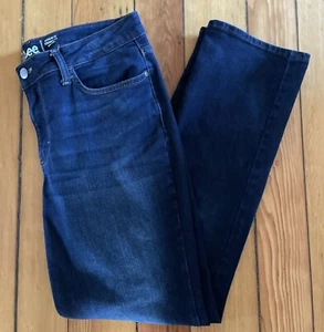 Lee size 12 Women's Midrise Straight Leg Jean dark wash - Picture 1 of 12