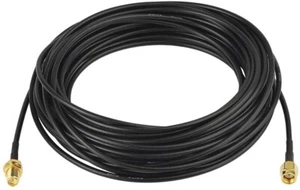 30ft WiFi Antenna RP-SMA Extension Coaxial Cable Cord for Security IP Camera - Picture 1 of 6