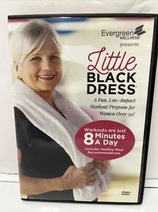 Evergreen Wellness Little Black Dress Low-Impact Workout Women Over 50 DVD - Picture 1 of 2