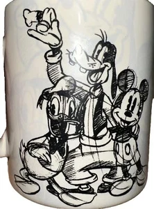 Disney schwarz-weiß Mickey and Friends von Jerry Leigh Kaffeetasse - Bild 1 von 5