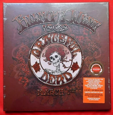 GRATEFUL DEAD - Fillmore West 1969: March 1st - BOX SET - LTD. 3 LP - SEALED !!! - Bild 1 von 4