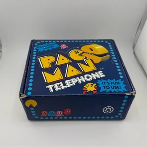 Vintage 1980 Pac-Man Telephone In Original Box - Afbeelding 1 van 7
