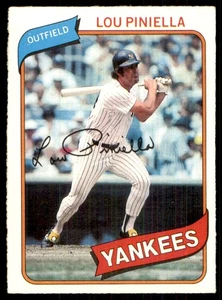 1980 O-Pee-Chee Lou Piniella New York Yankees #120 - Picture 1 of 2