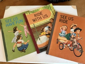 3 Vintage Young Readers Developmental Reading Series Lyons & Carnahan  1962-63 - Picture 1 of 10