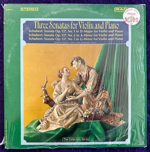 SCHUBERT 3 Sonatas For Violin And Piano JOHANNA MARTZY LP / Mace in Shrink EX/NM - Picture 1 of 6