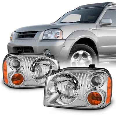Par de faros para Nissan Frontier 2001-2004 01 02 03 04 izquierda+derecha Foto 1 de 4