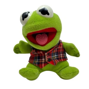 Juguete de peluche McDonalds Christmas Baby Kermit The Frog Jim Henson Muppet Babies 1987 - Imagen 1 de 8