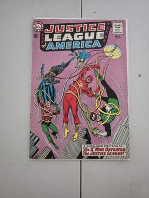Justice League of America 27 DC Comics 1964 2nd Appearance Of Amazo Silver Age  - Image 1 of 4