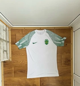 Sporting Lisbon Portugal - Nike 2021 2022 23 Away Black Jersey Football Shirt M - Picture 1 of 6