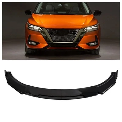 For Nissan Rogue 6pcs Black Lower Front Bumper Lip Spoiler Splitter Body Kit US Foto 1 de 4