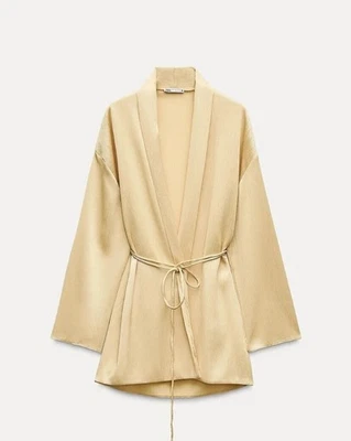 Cinturón Zara Kimono Dorado Corbata Talla M/L 12-14 Totalmente Nuevo - Leer Descripción  Foto 1 de 4