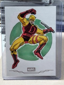 2025 Topps Comic Book Heroes Daredevil 1/1 Sketch Card SSP 1st App Artist Signed - Bild 1 von 2