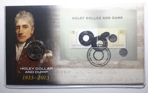 2013 $1 Holey Dollar and Dump 1813-2013 PNC coin/stamp card. - Picture 1 of 3