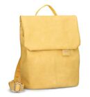two Mademoiselle.M MR8 backpack casual backpack bag lemon yellow