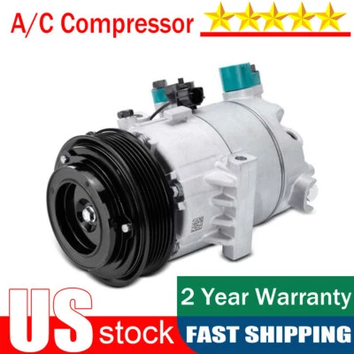 AC Compressor For 2013 2014 2015 2016 2017 Hyundai ELANTRA 2014-2018 KIA Forte Foto 1 de 4