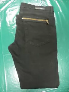 ROCK STAR ORIGINAL SUSHI MOTO SKINNY BLACK DISTRESSED SIZE 40X31 - Picture 1 of 11