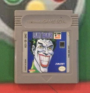 NINTENDO GAME BOY BATMAN RETURN OF THE JOKER SOLO CARTUCCIA CONDIZIONI FOTO - Imagen 1 de 5