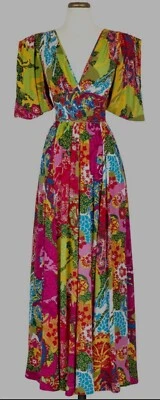 Trashy Diva Taylor платье психоделические драконы печати GUC размер 12 - Изображение 1 из 4