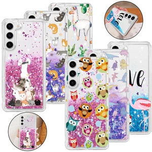 Glitter Phone Case For Samsung Galaxy S24 S23 A15 A25 A54 A55 Soft Cartoon Cover - Picture 1 of 34
