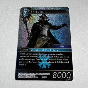 Levnato #13-033R Final Fantasy Opus XIII Crystal Radiance 2021 Raro TCG FOIL CASI NUEVO - Imagen 1 de 1