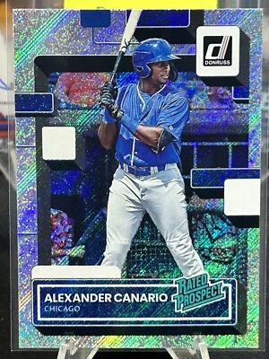 Alexander Canario Chicago Cubs 2022 Donruss Rated Prospects Rapture - Image 1 of 2