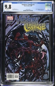 VENOM VS. CARNAGE 2 CGC 9.8 WPGS V1 MARVEL 2004! 1. Auftreten von Gift !!!!!!!! - Bild 1 von 2