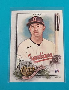 2022 Topps Allen & Ginter RC #245 Steven Kwan Cleveland Guardians Card D9 - Picture 1 of 2