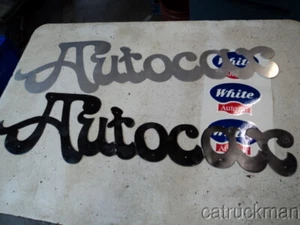 Autocar Nameplate/Emblem/Badge Reproduction for Circa 1920's Truck - Picture 1 of 2