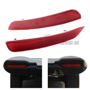 2 Pieces Red R&L Rear Bumper Trim Reflex Reflector For 09-17 Subaru Forester - Picture 1 of 4