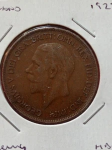 ONE PENNY 1929 Moneda De Gran Bretaña - Bild 1 von 3