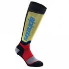 Alpinestars Youth Socks - MX Plus (Black/Red/Light Blue)