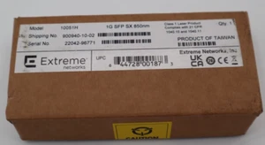 Extreme 10051H 1G SFP SX 850nm 900940-10-02 - Y12 - Picture 1 of 4