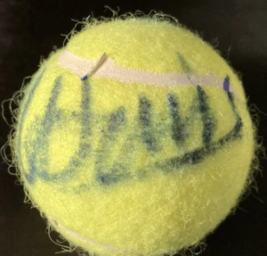 Pelota de tenis Lloyd Harris 2021 autografiada firmada Boston Laver Cup certificado de autenticidad BSC MT - Imagen 1 de 2