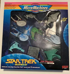 Micro Machines Star Trek Nave Espacial Coleccionista Set 1993 Galoob Edición Limitada B44 - Imagen 1 de 3