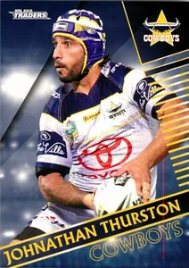 2018 NORTH QUEENSLAND COWBOYS NRL Card JOHNATHAN THURSTON Traders - Picture 1 of 2