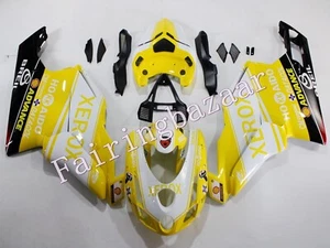 Fit for 2003 2004 Ducati 749/999 Yellow White Black ABS Injection Fairing Kit - Picture 1 of 7