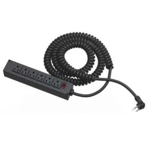 6 Outlet Power Strip 15A National Lighting 10 FT CORD TVS6003S-R ON/OFF SWITCH - Picture 1 of 4